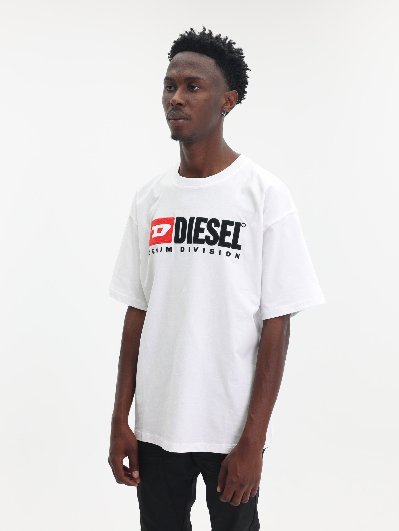 Diesel T-Shirt T-Boxt Div Relaxed White